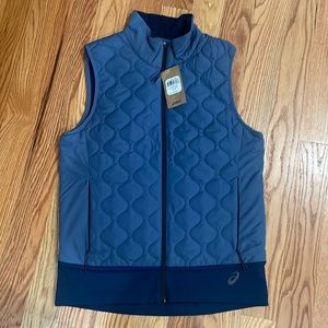 ASICS woven runners vest sz S brand new